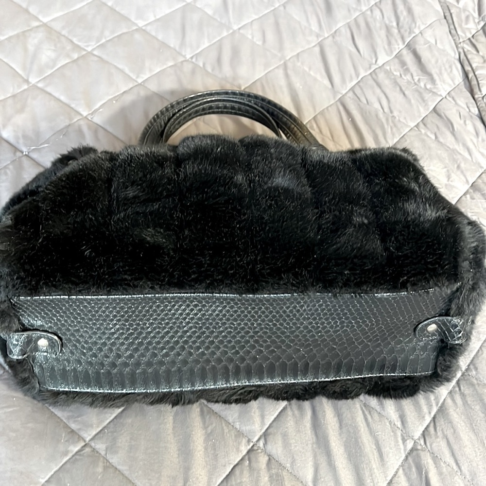 Barney’s New York Brand Fur Classic Bag